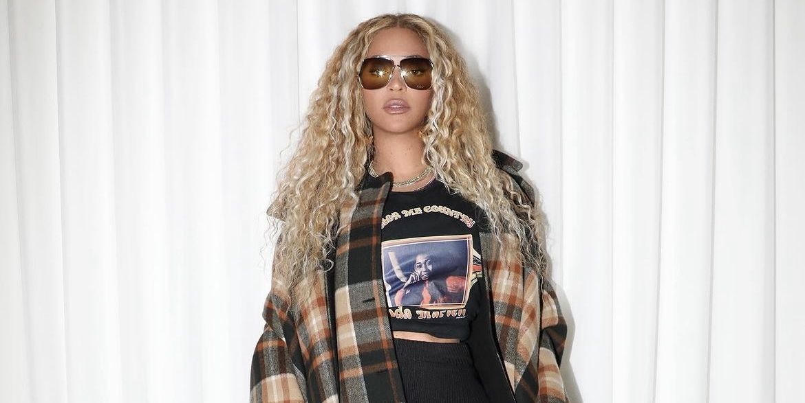 Beyoncé Does Subtle Cowgirlcore In A Massive Wool Coat And No Pants