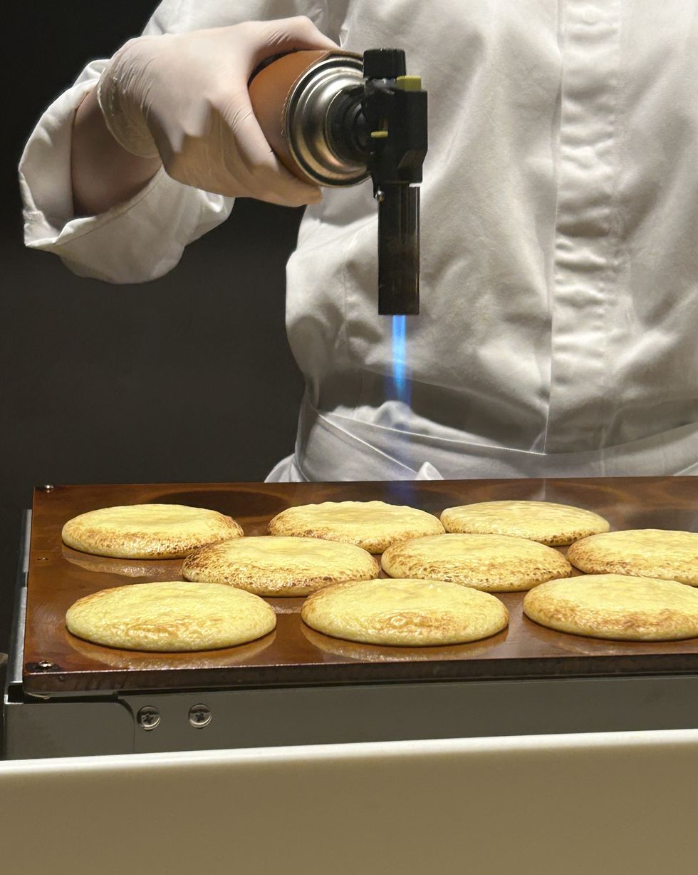 a person making cookies