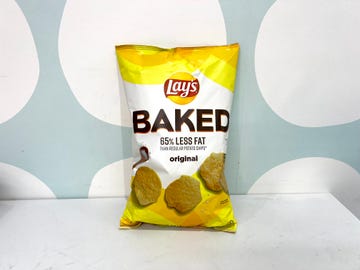 bag of baked lay's on countertop