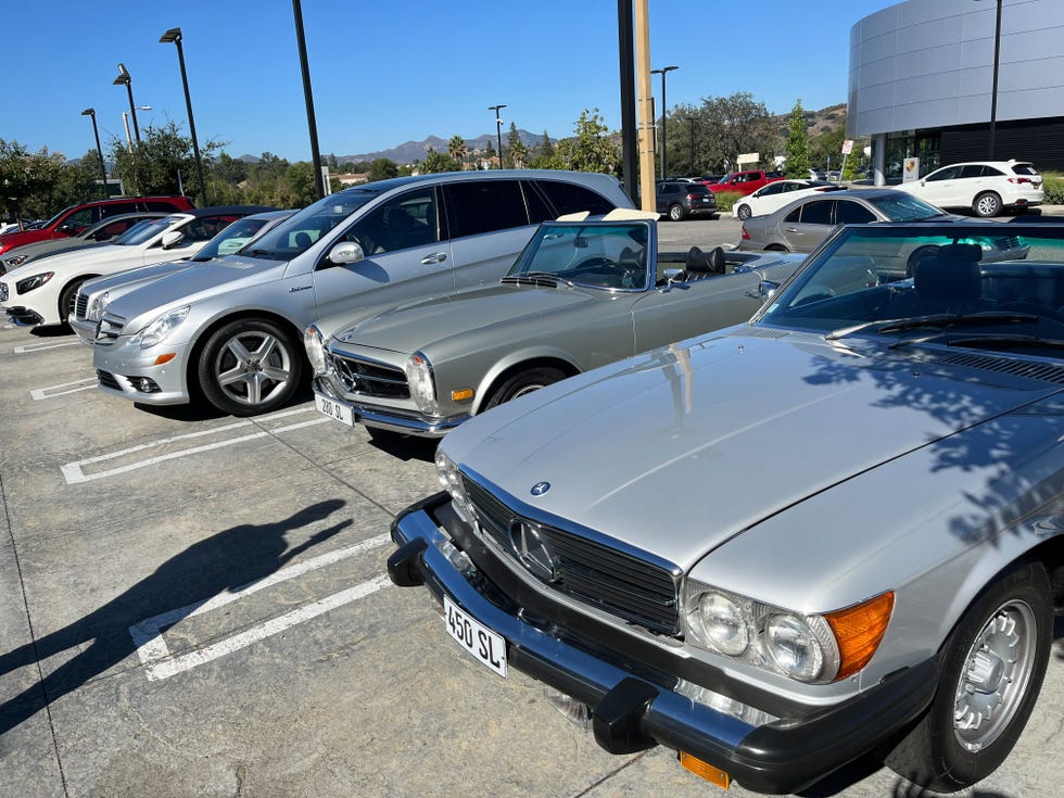 mercedes benz vintage cars at pebble beach 2024