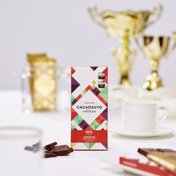 精品級巧克力7 11吃得到！來自秘魯的cacaosuyo圖騰包裝由裡至外散發中美迷幻風情