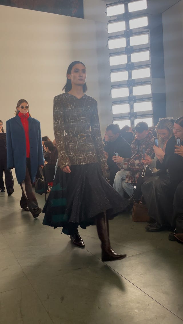 fashion runway showcasing models in contemporary attire