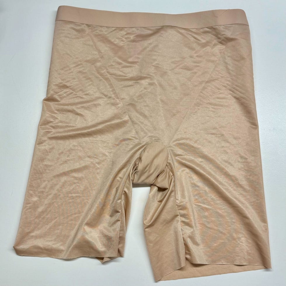 beige shapewear shorts from spanx