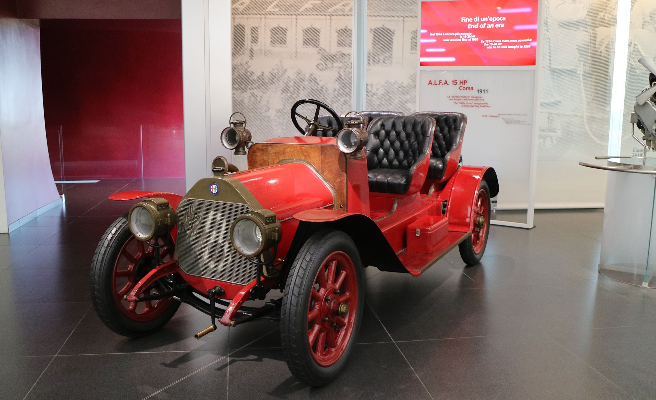 File:15 - ITALY - Parked automobiles out of Museo Storico Alfa