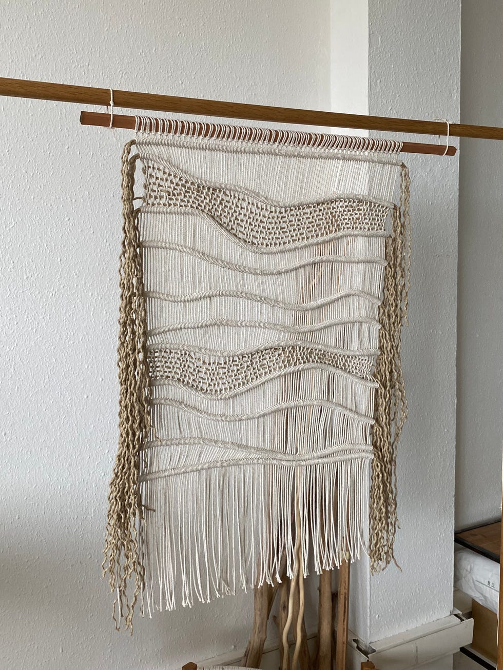artesania macrame, tapiz de abha studio