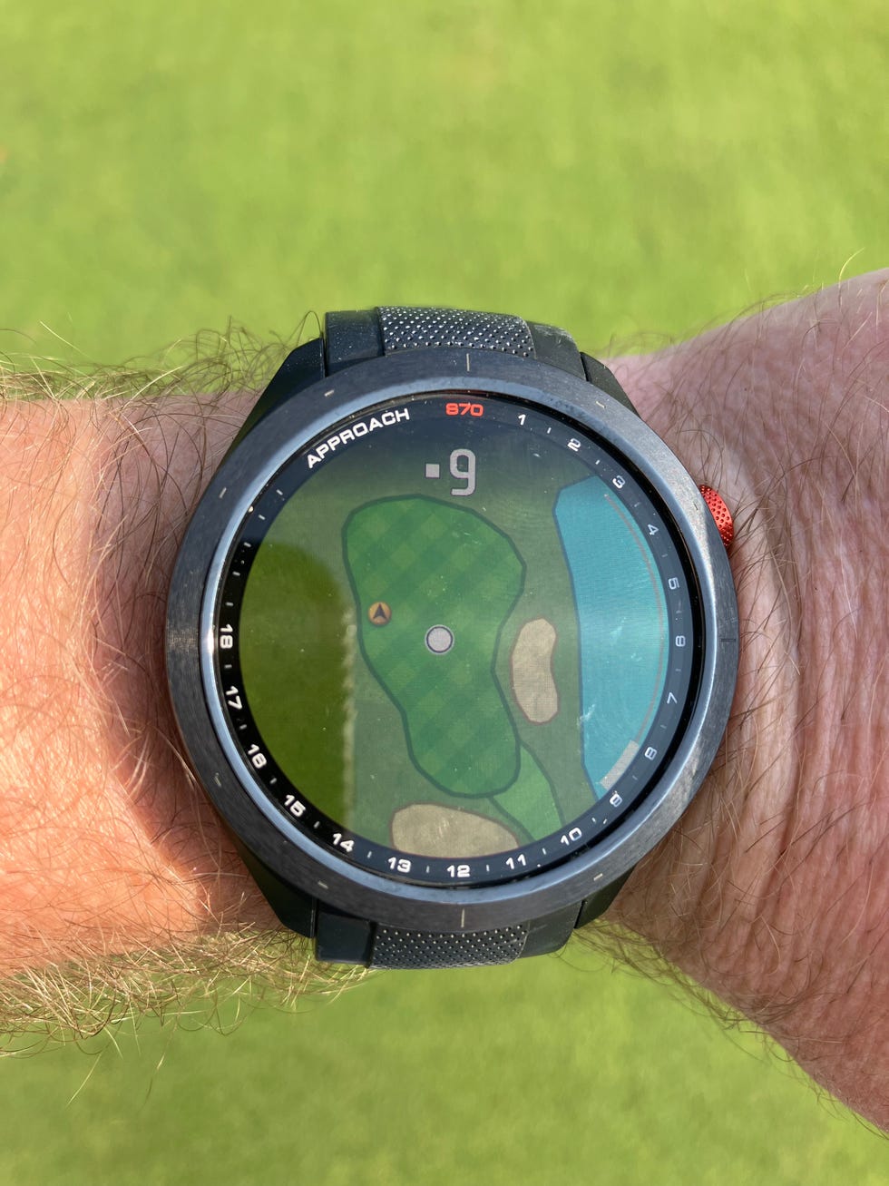 garmin golf watch putting