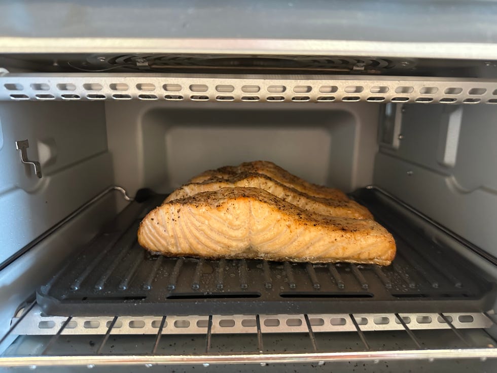 a loaf of bread on a grill