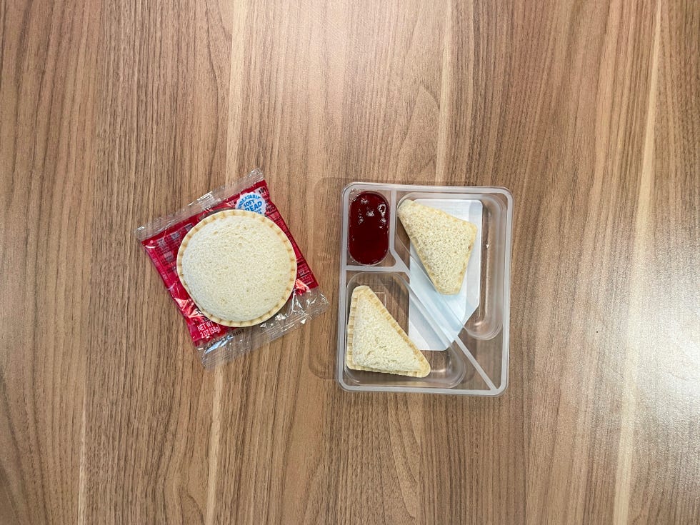lunchables peanut butter and jelly next to uncrustables