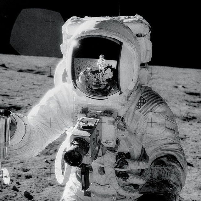Astronaut Alan Bean on the moon