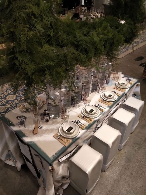 Tablecloth, Table, Banquet, Rehearsal dinner, Textile, Wedding reception, Furniture, Linens, Chair, Ceremony, 