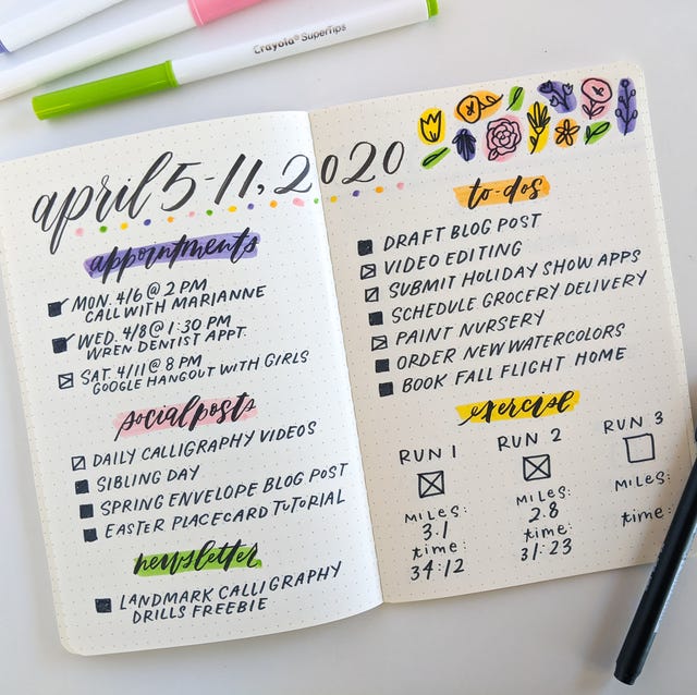 Bullet Journal Example