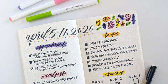 10 Tips To Help You Keep Up With Bullet Journaling Every Day