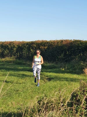 Eleanor training in the sun 