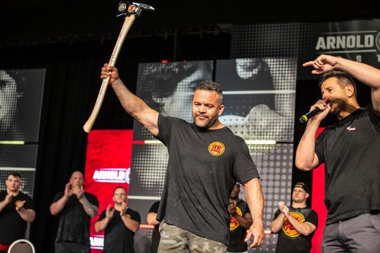 The World's Strongest Firefighter Shares How He Builds Muscle