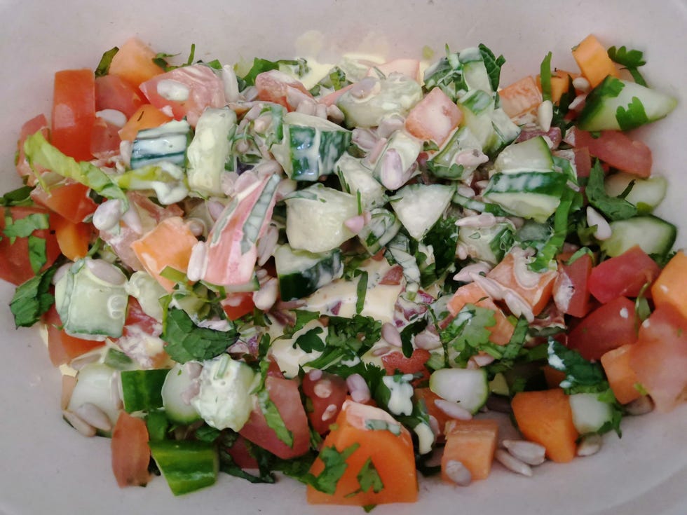 mixed salad calo