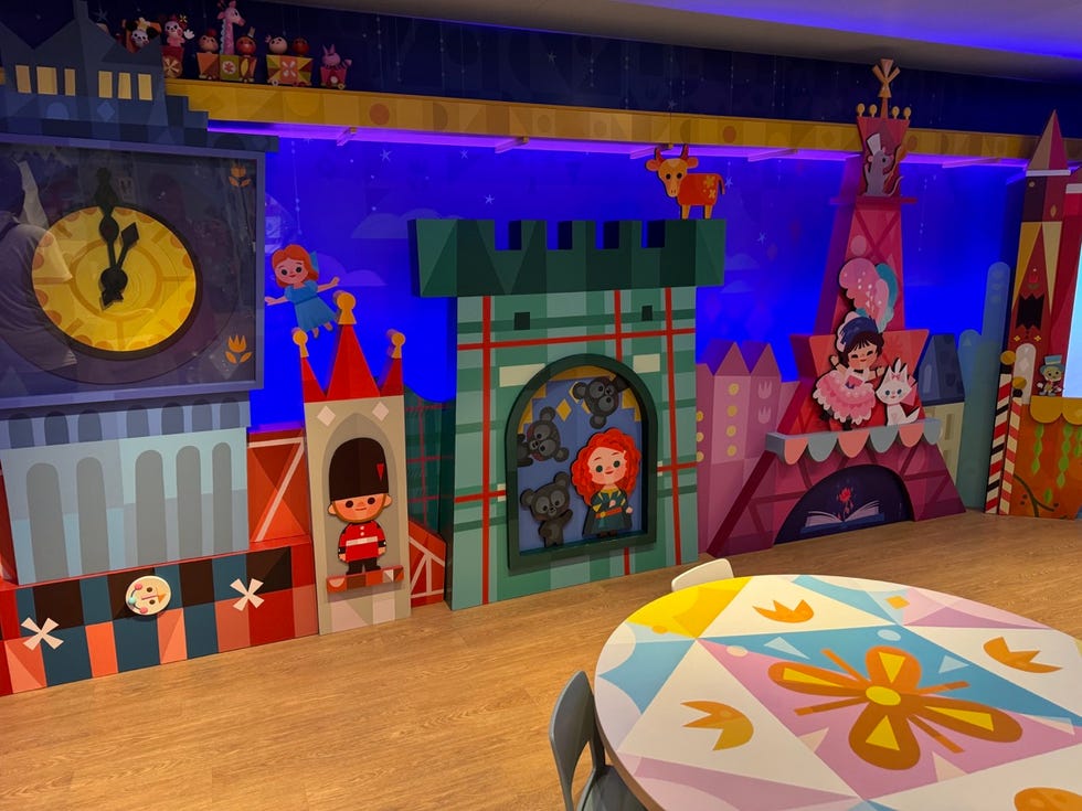 it's a small world nursey inside disney wish kids club