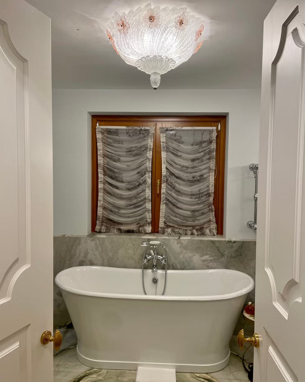 baño de la villa