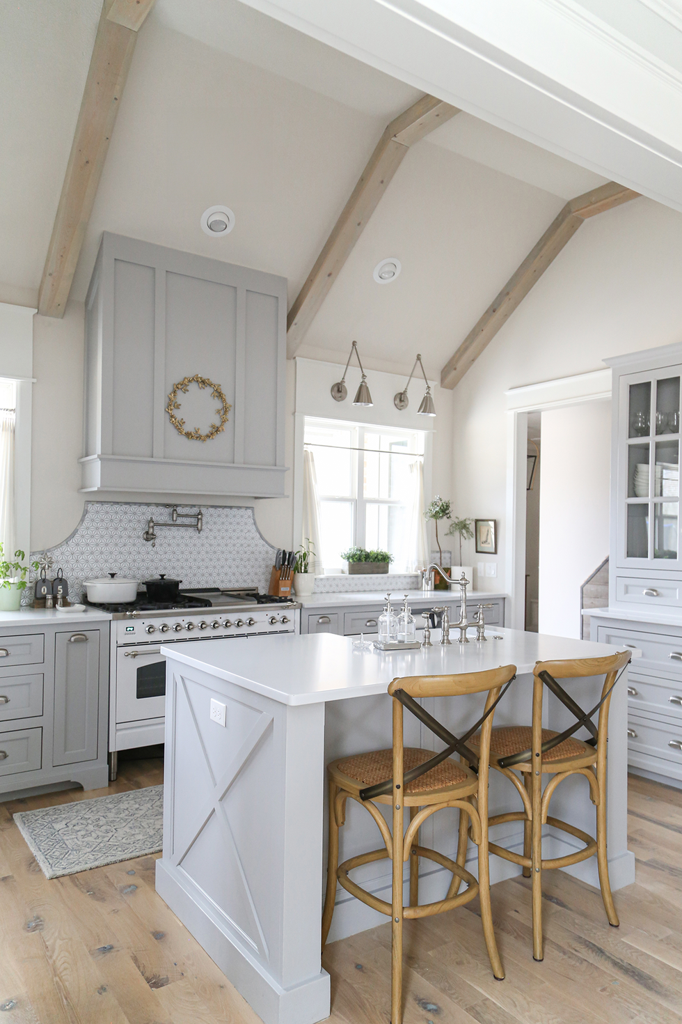 small kitchen island with sink