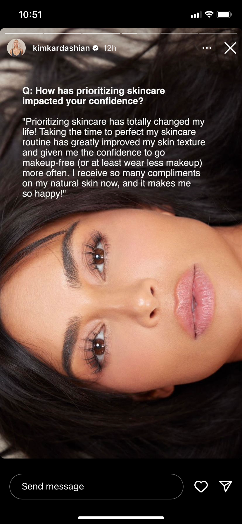 Kim Kardashian reveals how skincare has changed her confidence