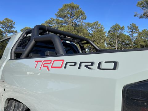 bed side of 2021 tundra trd pro