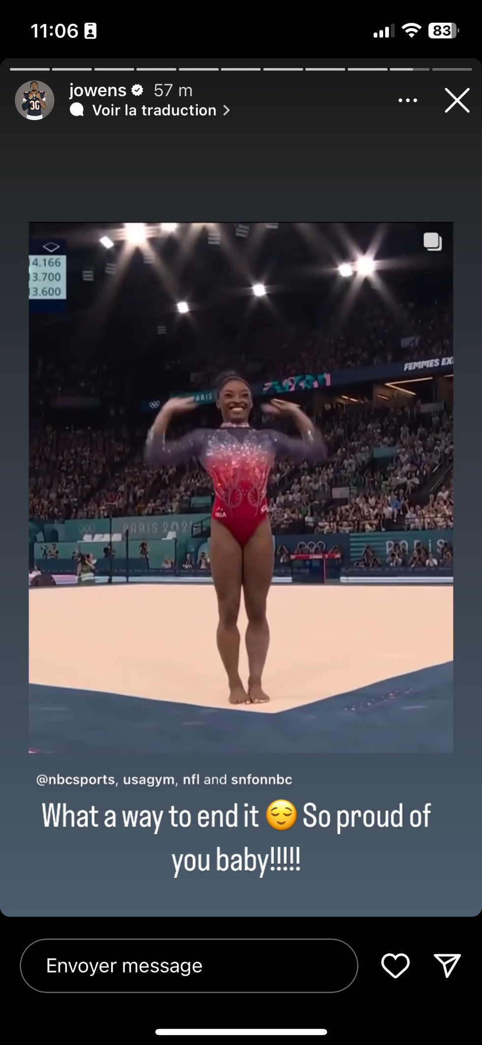 owens' posts about simone biles