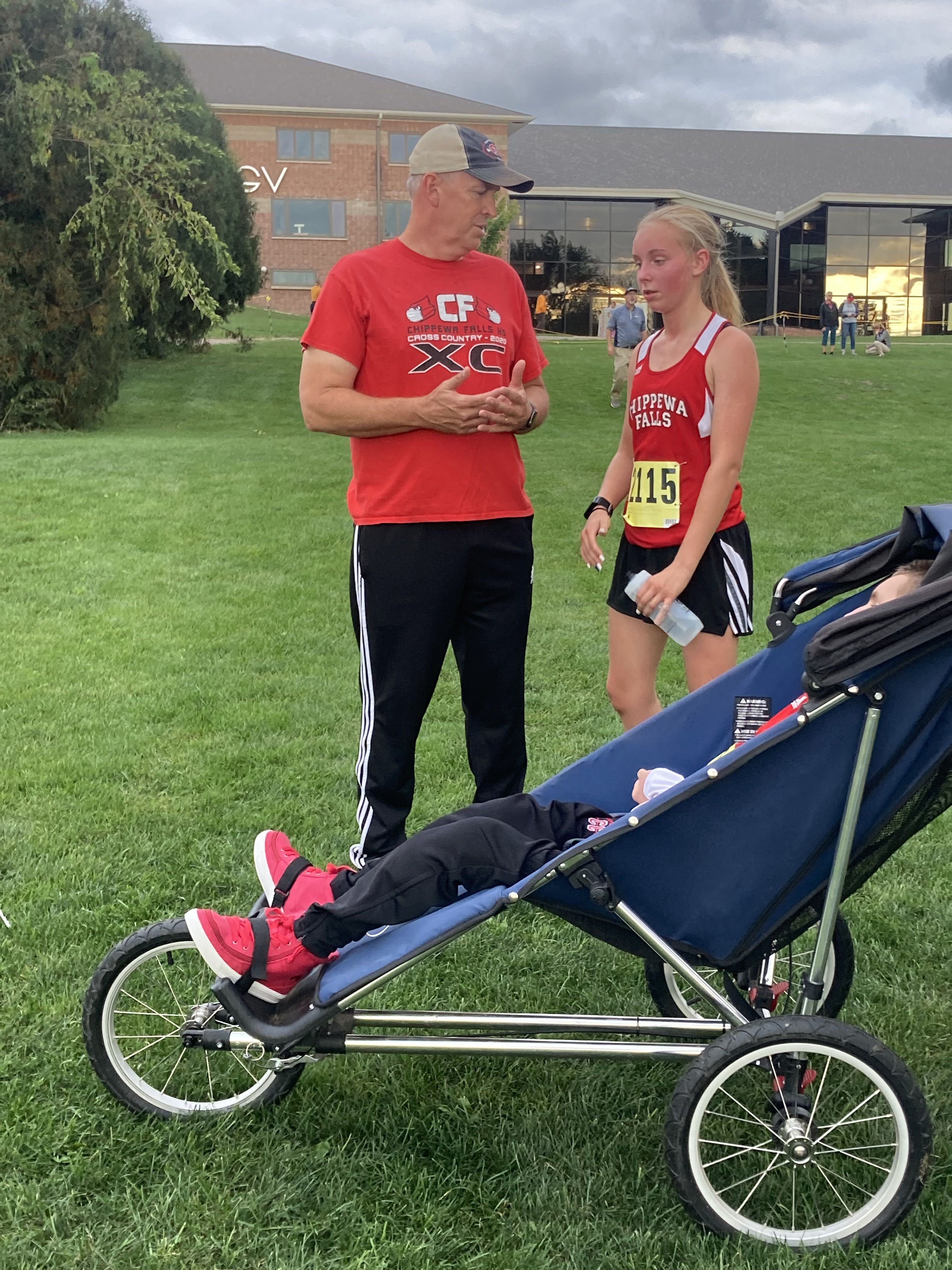 Susan and Jeffrey Bergeman High School Cross Country Runners