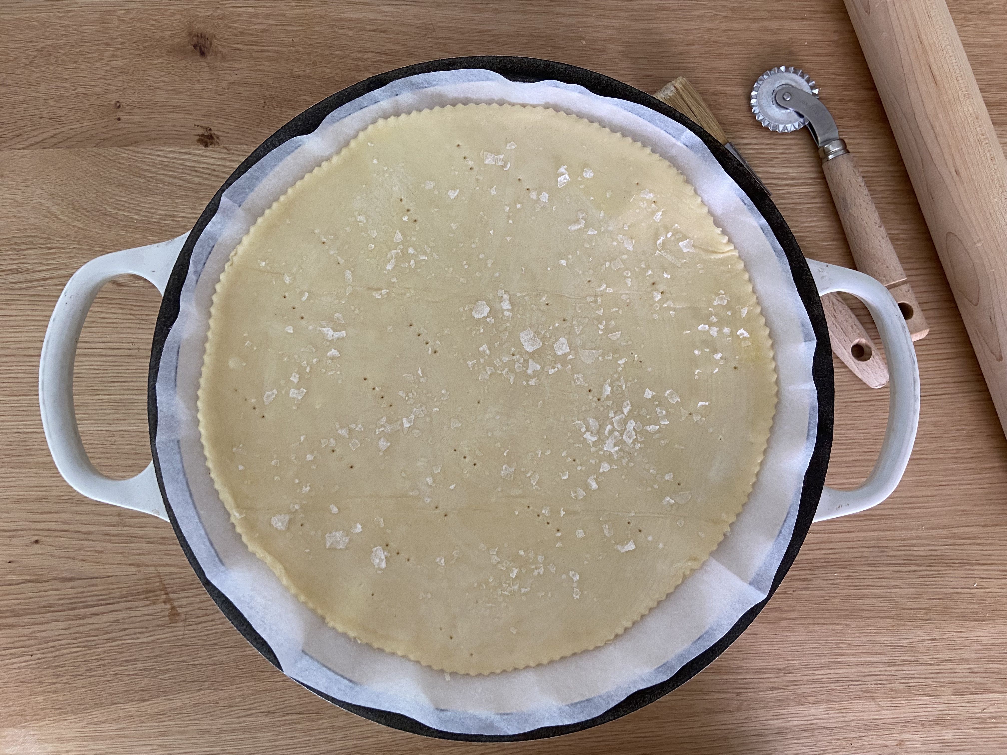 Try This Viral Le Creuset Lid Hack for Golden Brown Puff Pastry