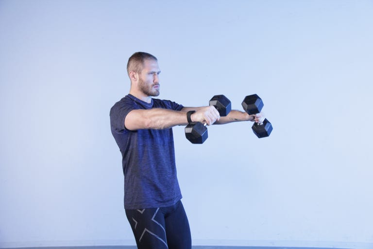 How to Do the Dumbbell Front Raise Exercise for Shoulder Health