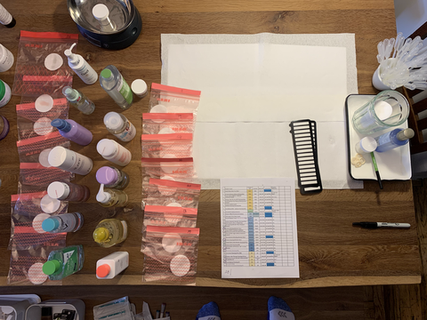 an image of good housekeeping beauty lab makeup remover testing