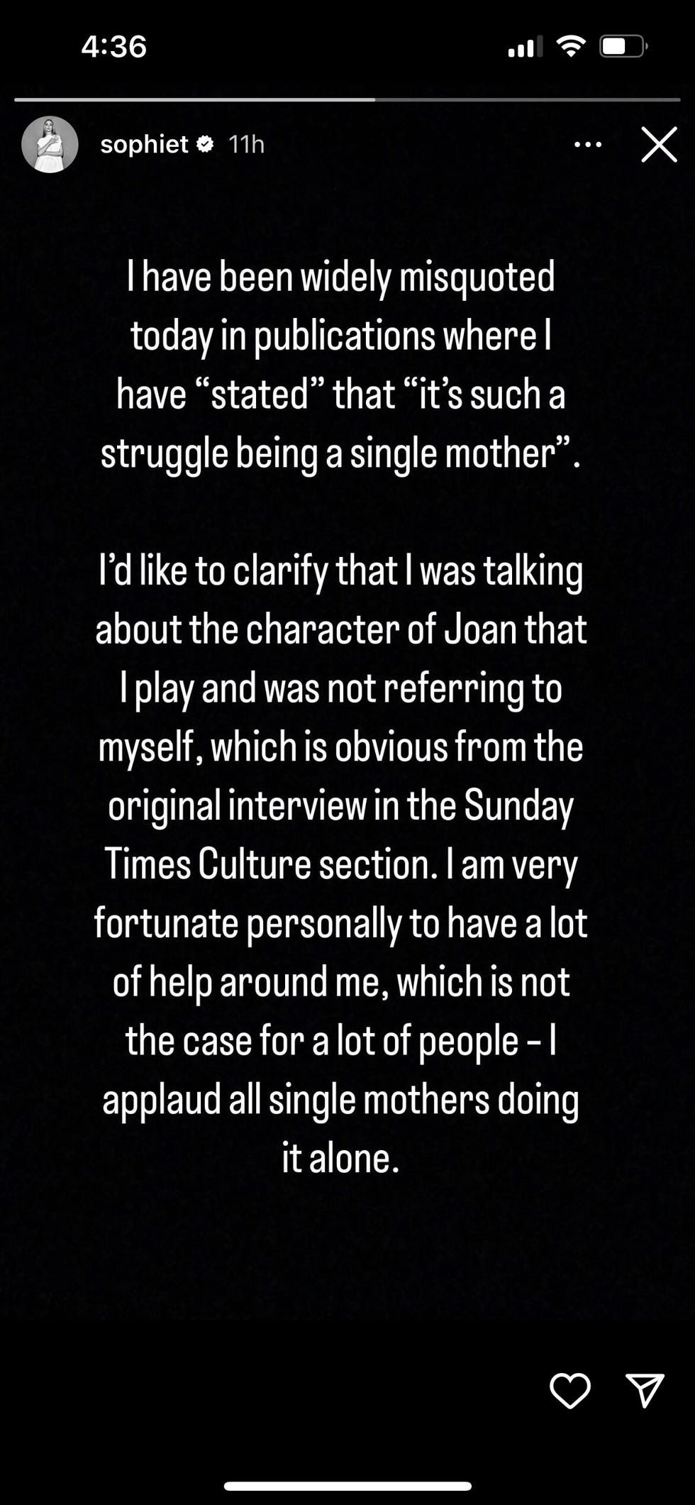 sophie turner bekar annesi hakkında alıntılar