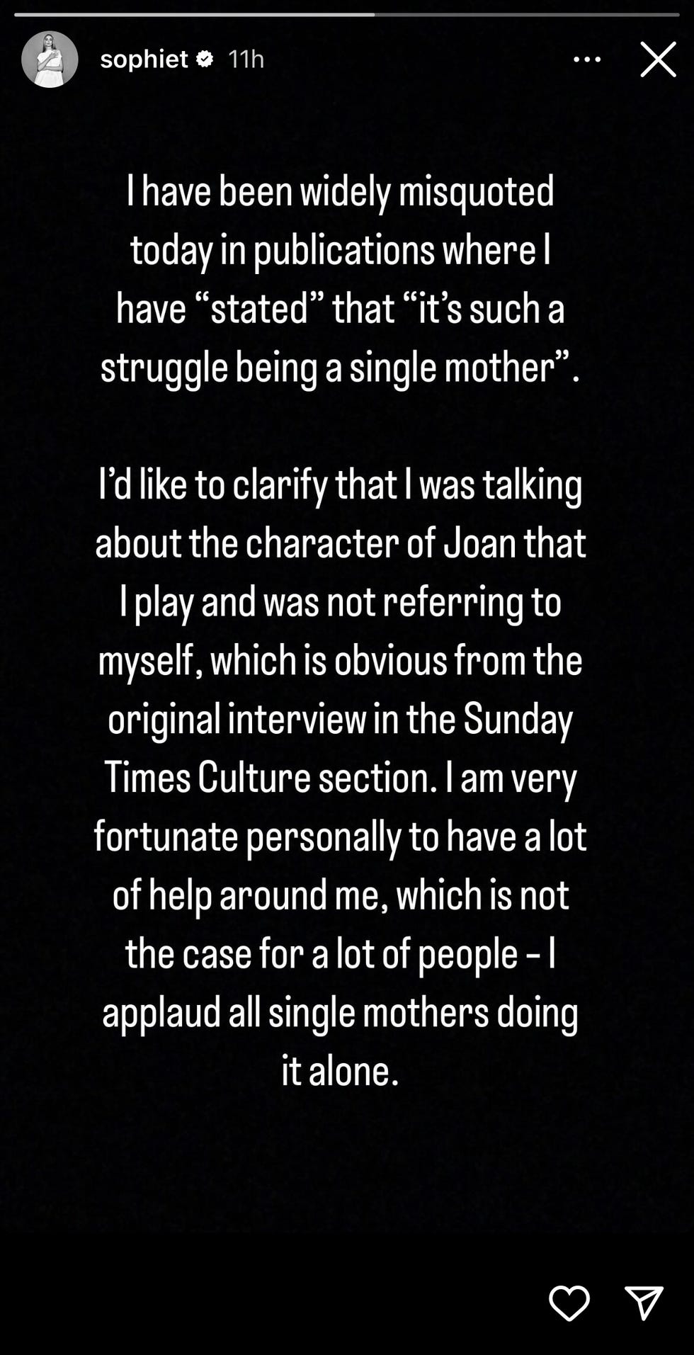 sophie turner bekar annesi hakkında alıntılar