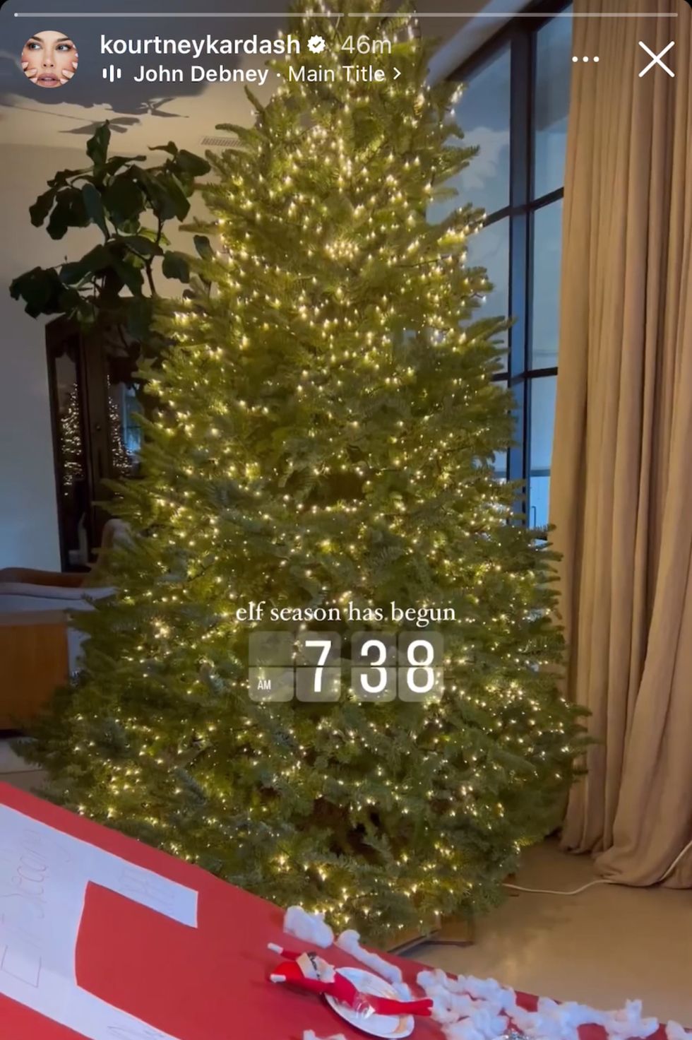 a christmas tree with decorations