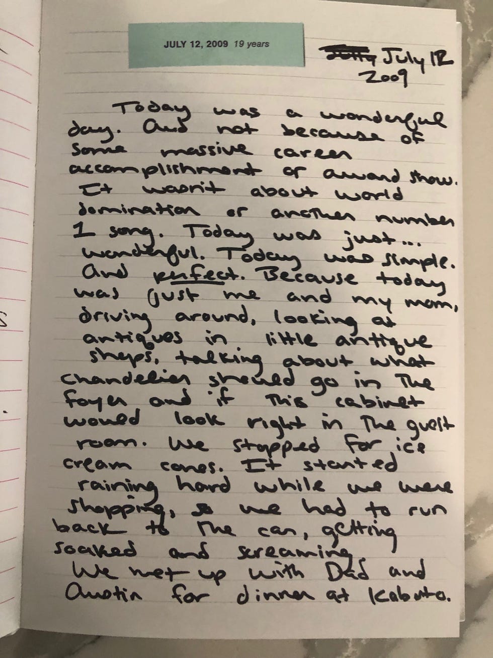 Taylor Swift's Diary Pages Reveal What She Buys at Antique Stores