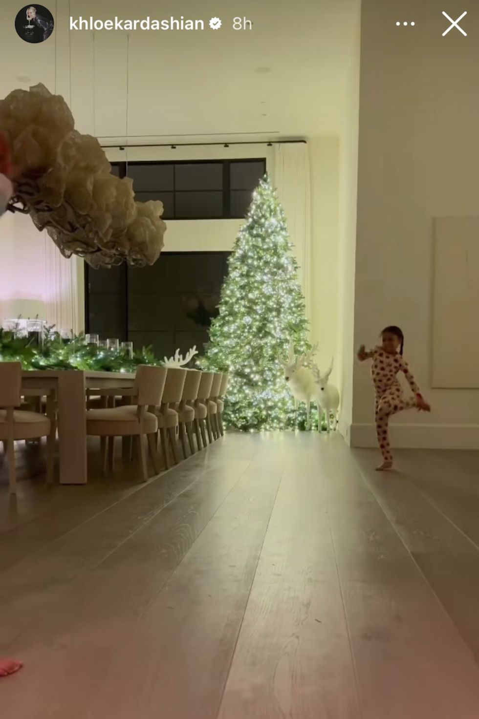 a child walking in a room