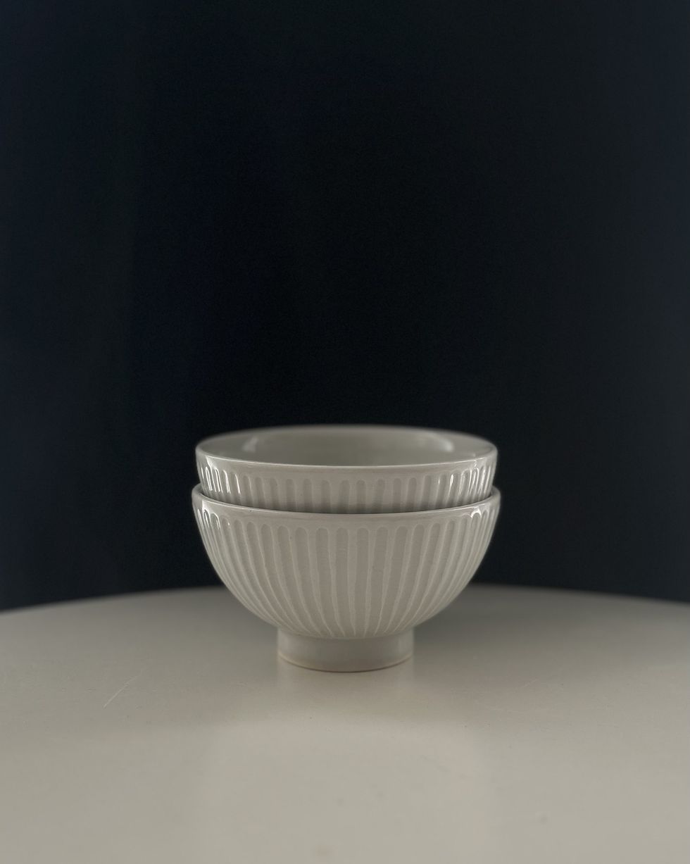 a small white bowl