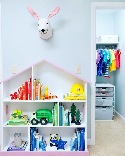 Shelf, Furniture, Wall, Shelving, Room, Interior design, Easter bunny, Rabbit, 