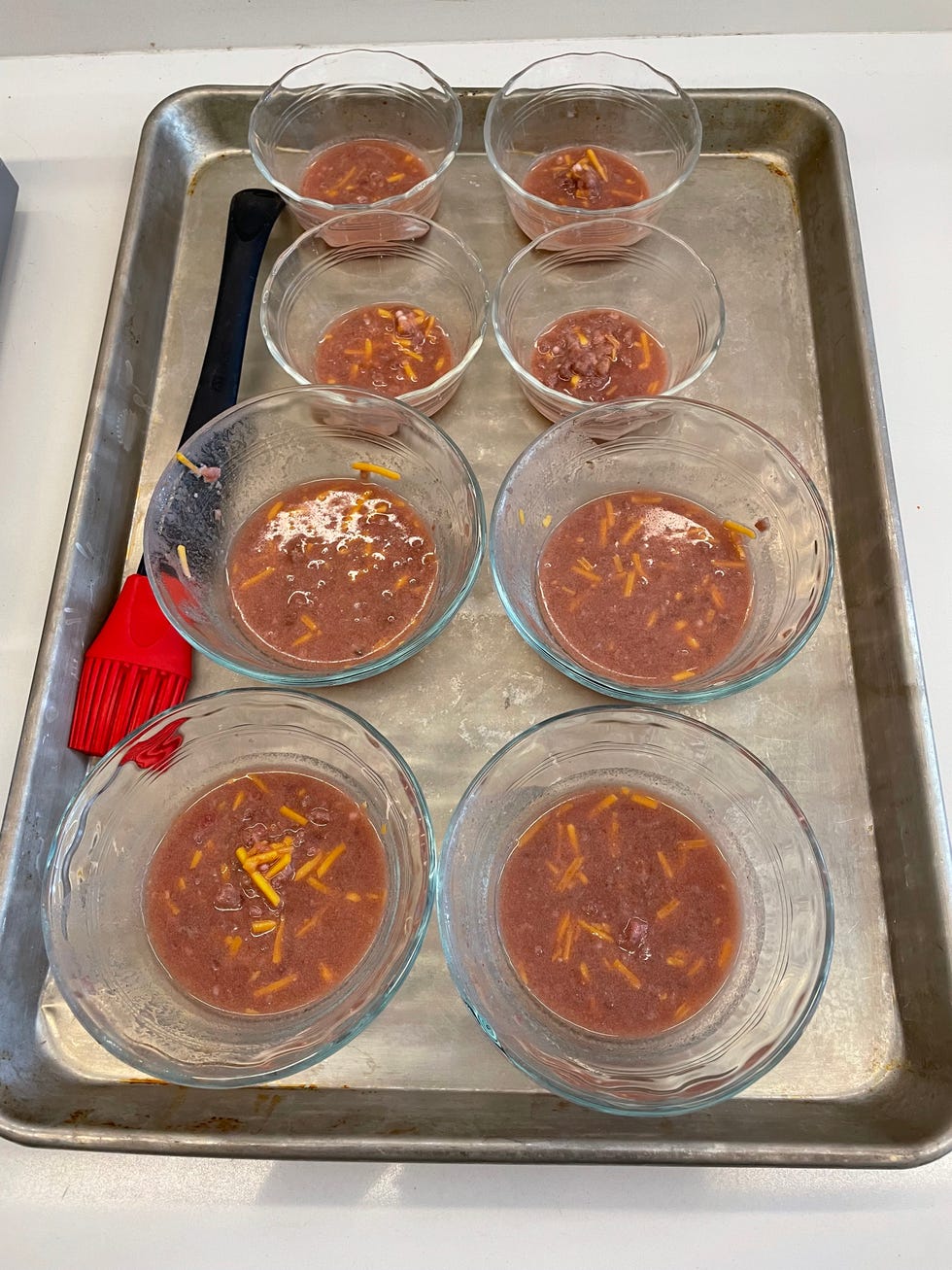 mixture used to test electric oven cleaning