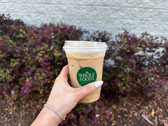 whole foods, berry chantilly latte