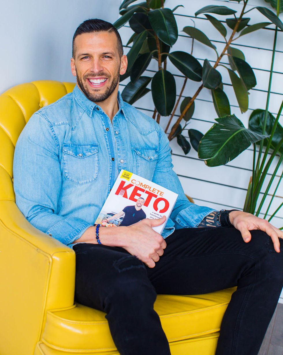 drew manning with his keto book
