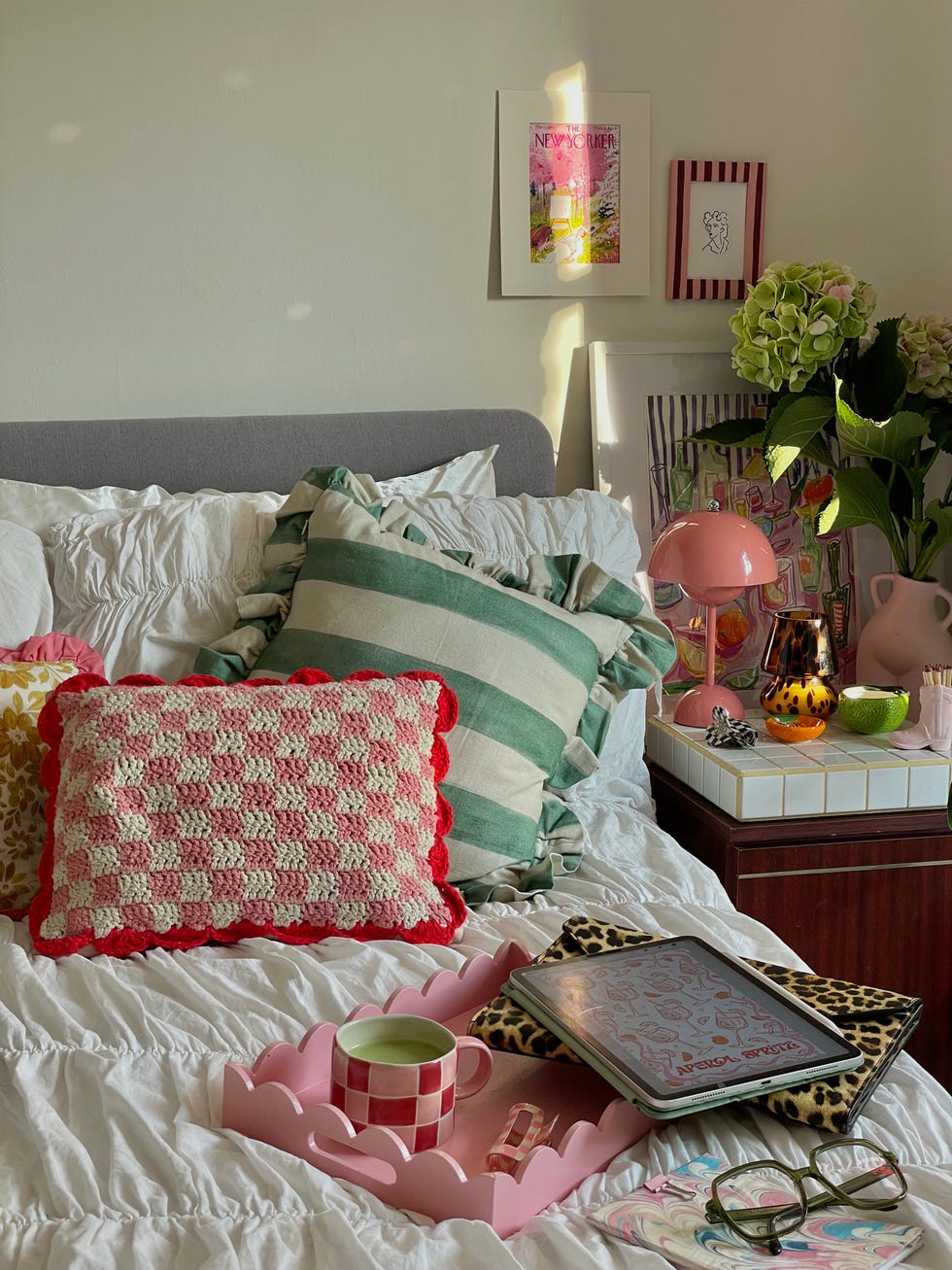 messy girl bed