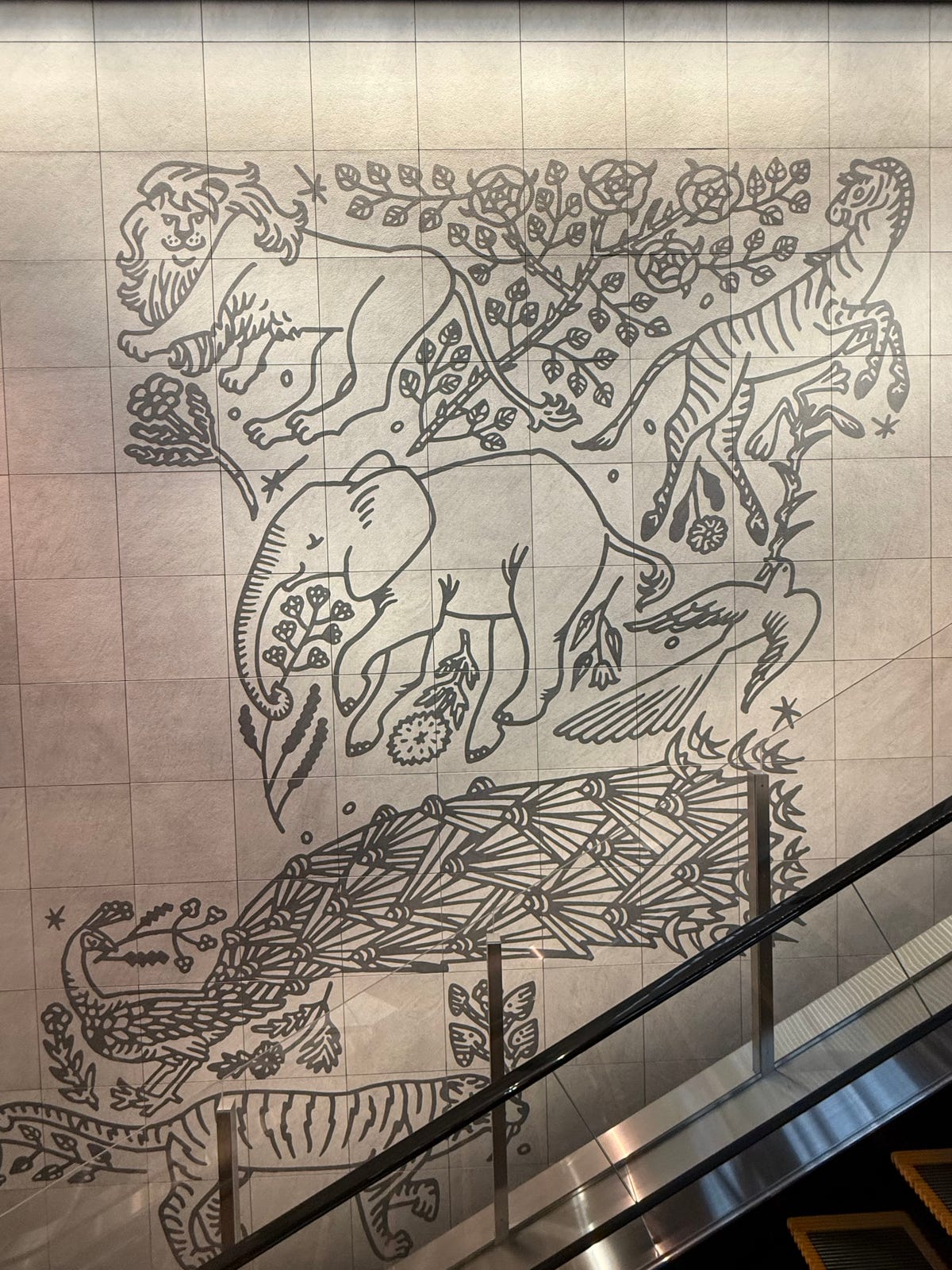 鹿児島睦　図案モービル　KISSA Yahoo!オークション - 鹿児島睦／図案ポスター ANIMALS