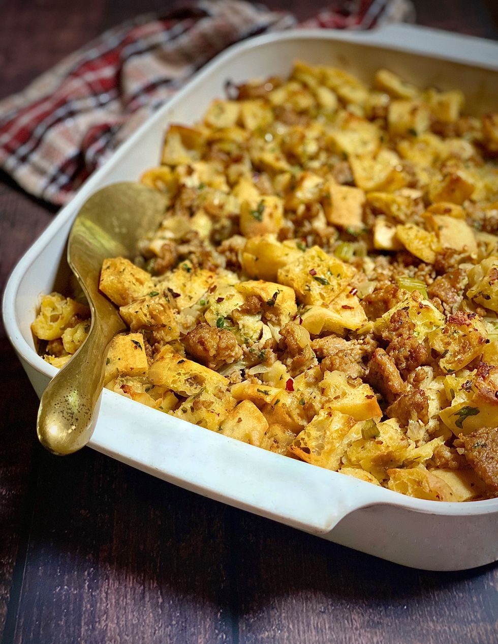 homestyle stuffing with italian sausage and ciabatta