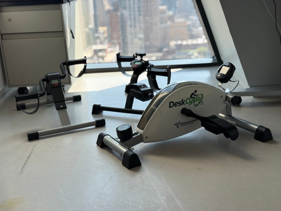 under desk bike testing