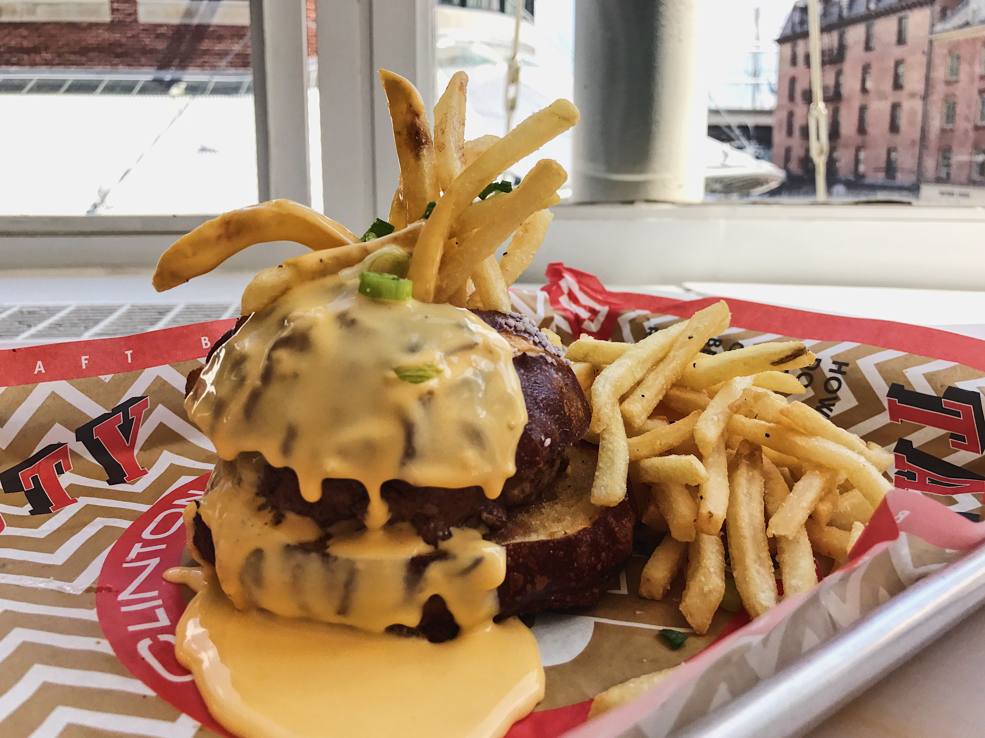 This Insane Burger Is Oozing With Cheese and Fries