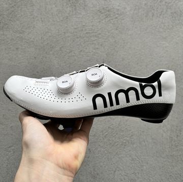 witte nimbl ultimate fietsschoenen