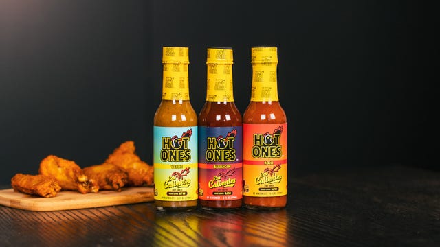 hot ones hot sauces with wings