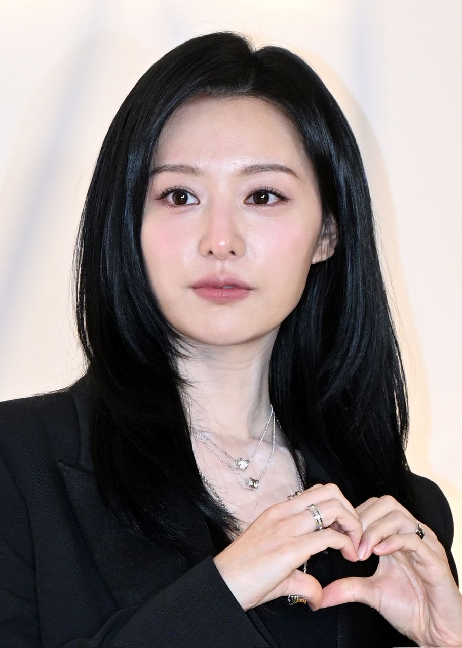 korean actress kim jiwon is seen at the event of bvlgari on march 14, 2024 in seoul, south korea 2024 03 14