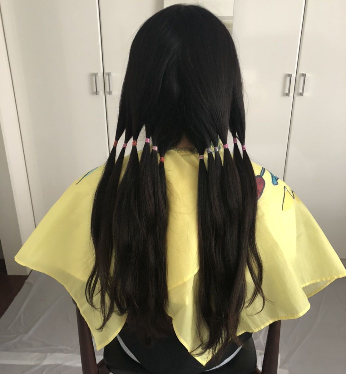 なむさん専用　黒髪　１３歳　ストレート　ヘアードネーション9束 約35cm HAIR SARA SO-JU（さらそうじゅ）は愛知県岡崎市の美容室