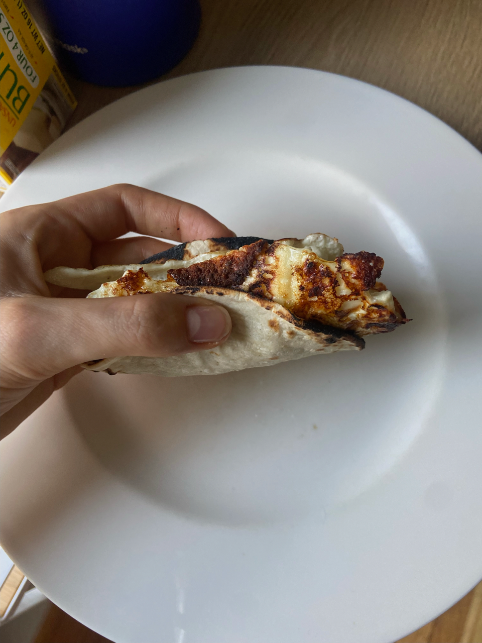 feta fried eggs