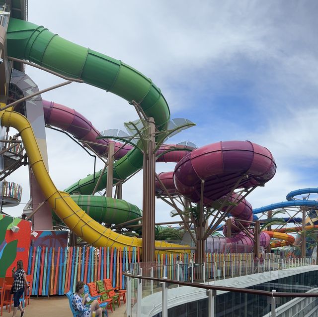 royal caribbean icon of the seas thrill island waterslides